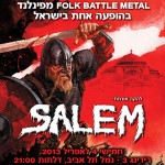 Turisas show in Tel Aviv, Israel 4 April